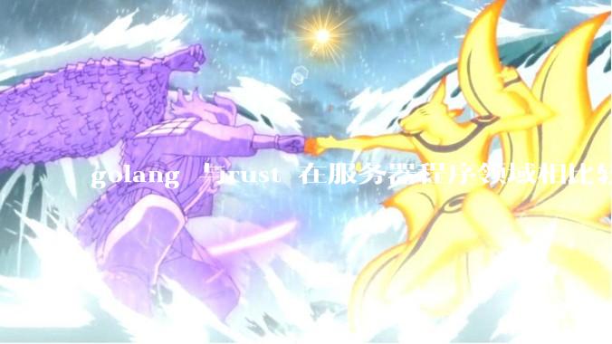 golang 与rust 在服务器程序领域相比较，各有什么优劣势？