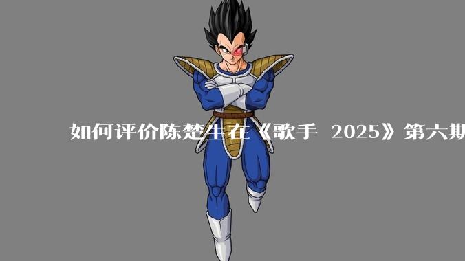 如何评价陈楚生在《歌手 2025》第六期演唱的《未来的主人翁》？