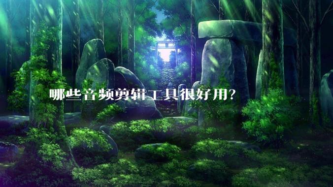 哪些音频剪辑工具很好用？