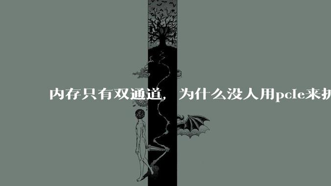 内存只有双通道，为什么没人用pcie来扩展内存呢？