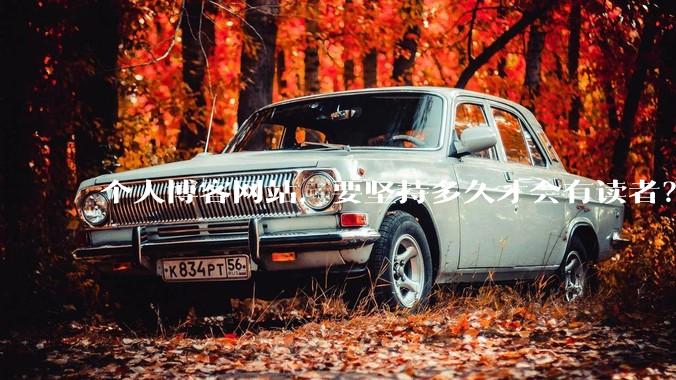 个人博客网站，要坚持多久才会有读者？